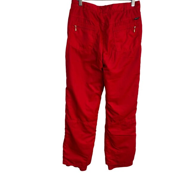 EUC! Obermeyer Red Ski Pants Women’s Sz 6 Snow Snowboard Ski Waterproof - Picture 4 of 15